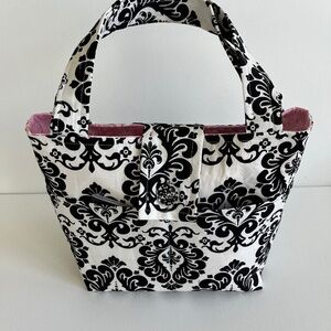 Hand Crafted Damask Tote Bag